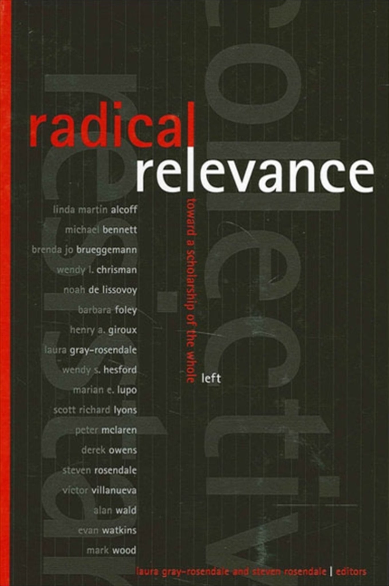 Cover image for Radical Relevance ISBN 9780791462744